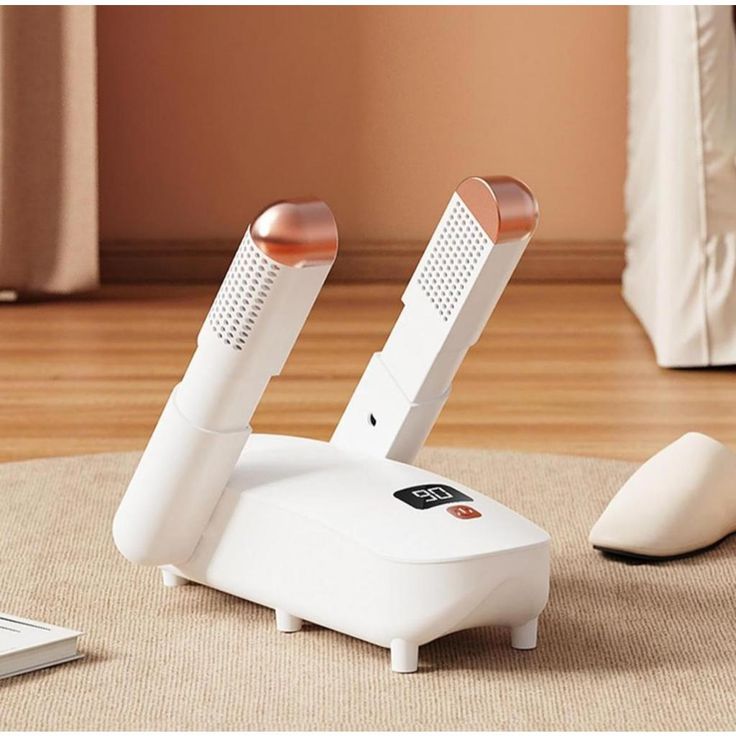 Secador de zapatos eléctrico con doble salida